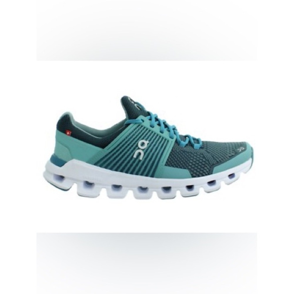 On Running Cloudswift Teal Navy Blue Mesh Running Shoes Womens 9